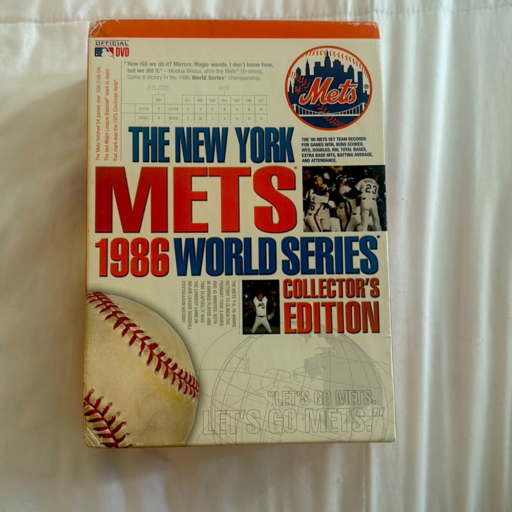 Mets 1986 World Series dvd set